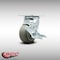 Service Caster 4 Inch SS Thermoplastic Rubber Swivel Caster with Roller Bearing and Brake SCC SCC-SS30S420-TPRRF-TLB - alternate 4